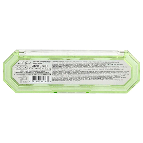 L.A. Girl, 4 Play, палитра теней для век, GES233 Cowgirl, 3,2 г (0,11 унции)