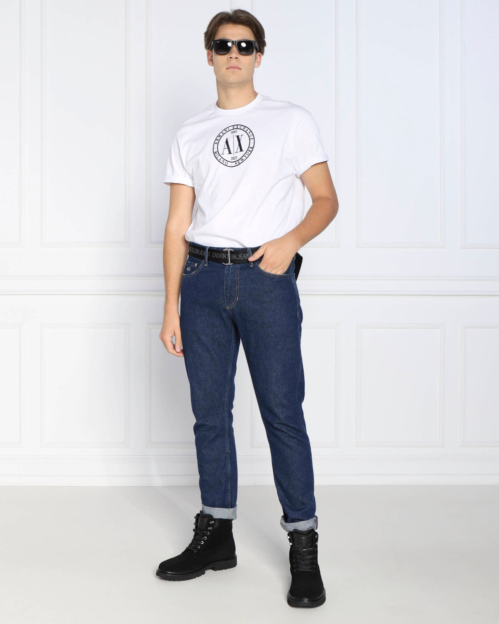 футболка Armani Exchange - белый(6LZTLE ZJGAZ)