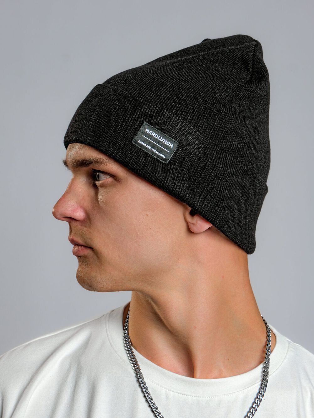 Шапка Hardlunch Beanie classic черная