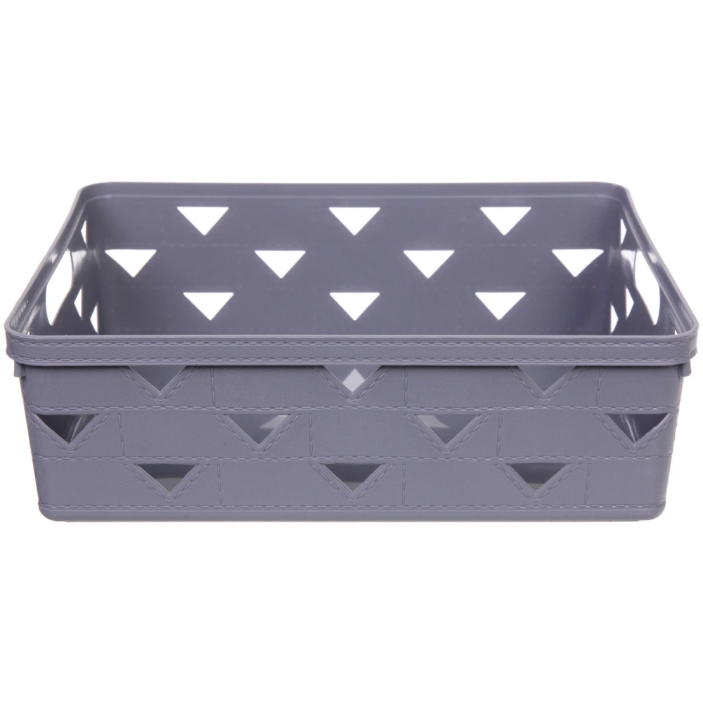 Корзинка для хранения «ЭНИГАРТ», цвет пыльно серый, 33*25.6*11см