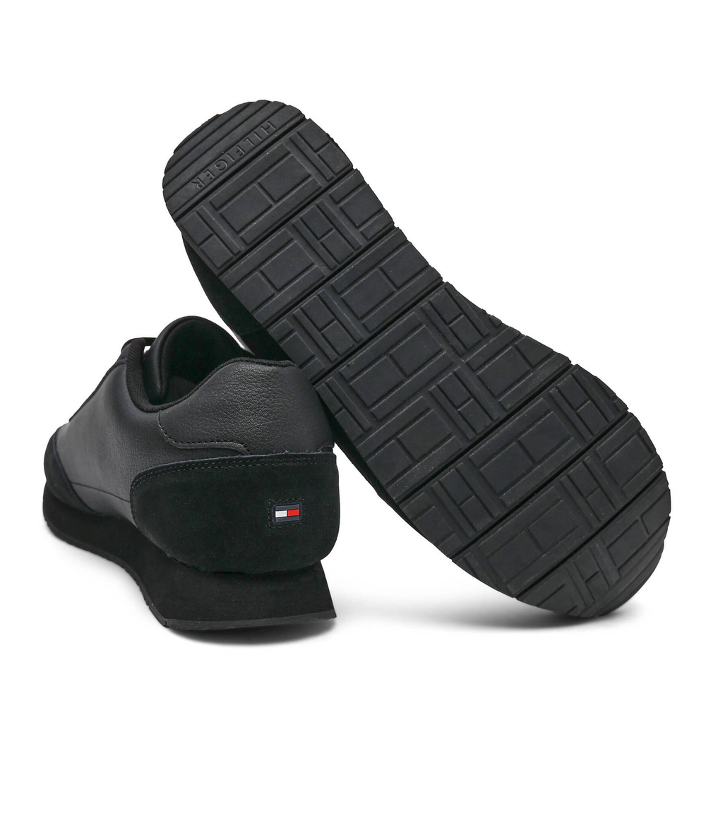 кожаные кроссовки core eva runner corporate lea Tommy Hilfiger - черный(FM0FM04397)