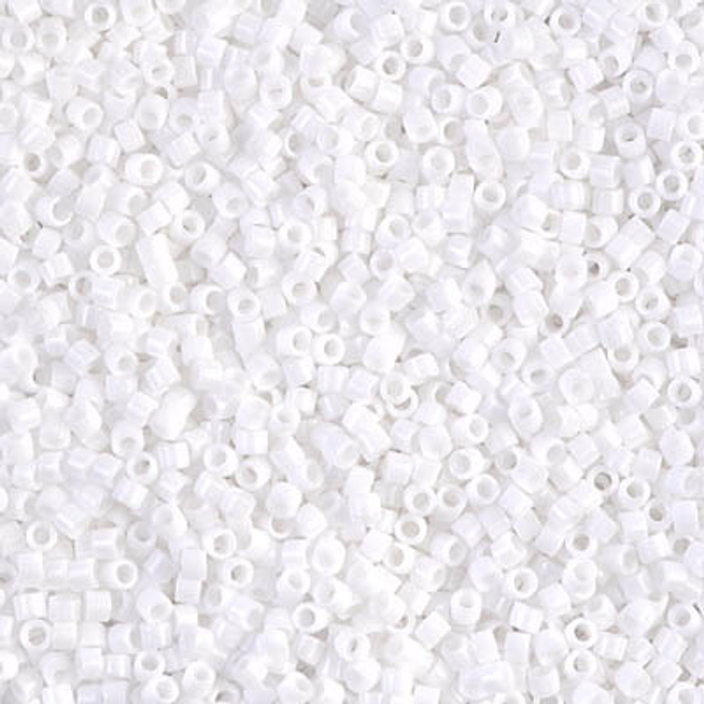 Miyuki Delica 11/0 Opaque Chalk White DB0200