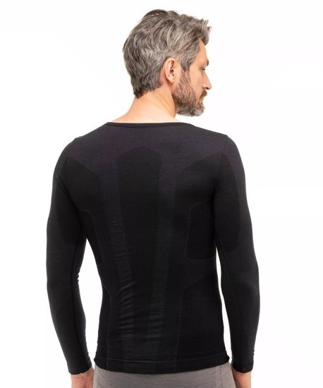 Термофутболка мужская с длинным рукавом BRUBECK Comfort Wool LS12160/11600