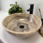 Раковина из оникса Bowl Grey TinLip BO-62975 45*45*15 43