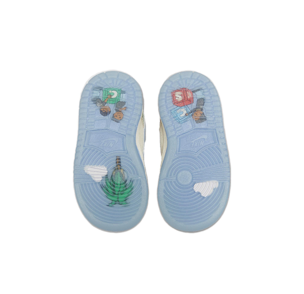 Детские кроссовки Nike SB Dunk Low x Crenshaw Skate Club TD FQ8205-300