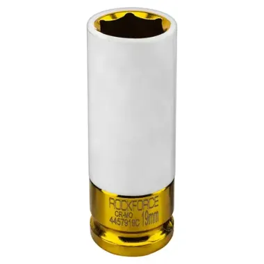 Головка ударная глубокая для литых дисков с защитным кожухом 19мм, 1/2'' RockFORCE RF-4457919C