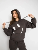 Спортивный костюм утепленный с капюшоном