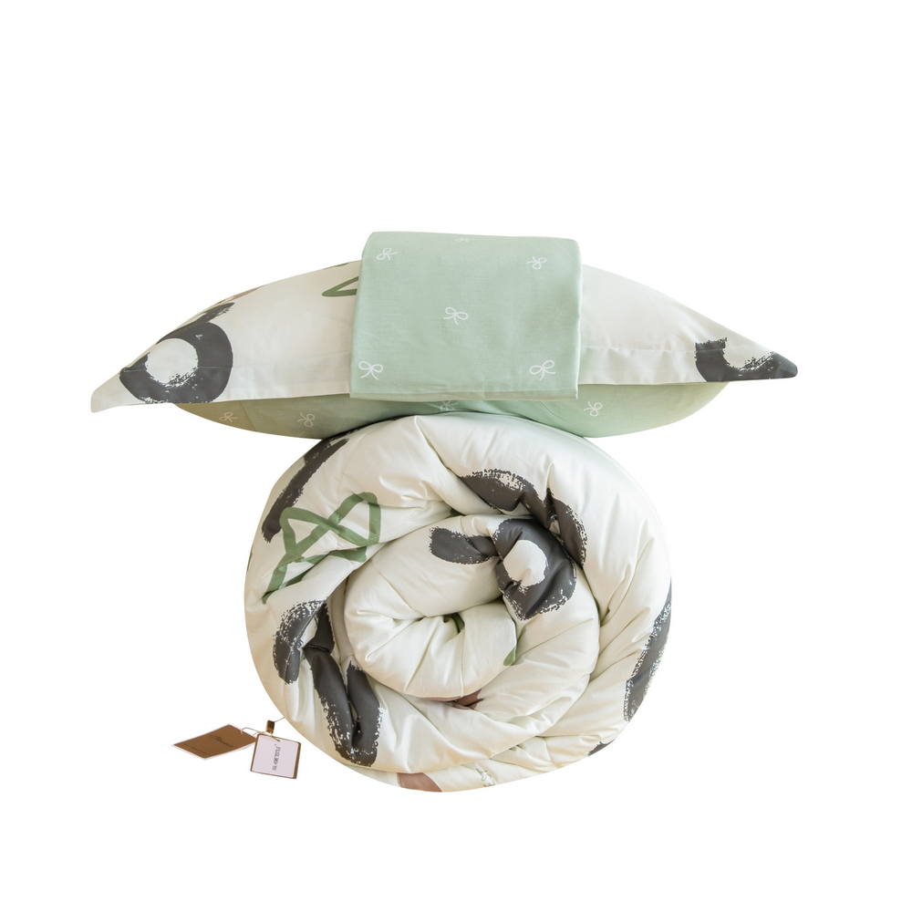 Комплект постельного белья Сатин с Одеялом Young 100% хлопок OBK018