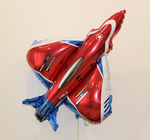 Фольгированный шар-фигура «Истребитель красный», 99 см