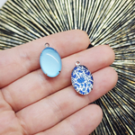 Подвеска сталь, основа с цапами для вставки 18×13мм