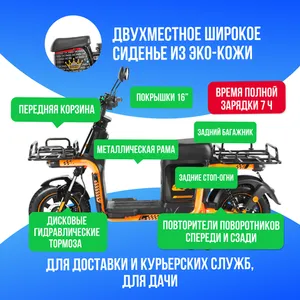 Электроскутер KUGOO U6 750W (60V/45Ah) фото №3