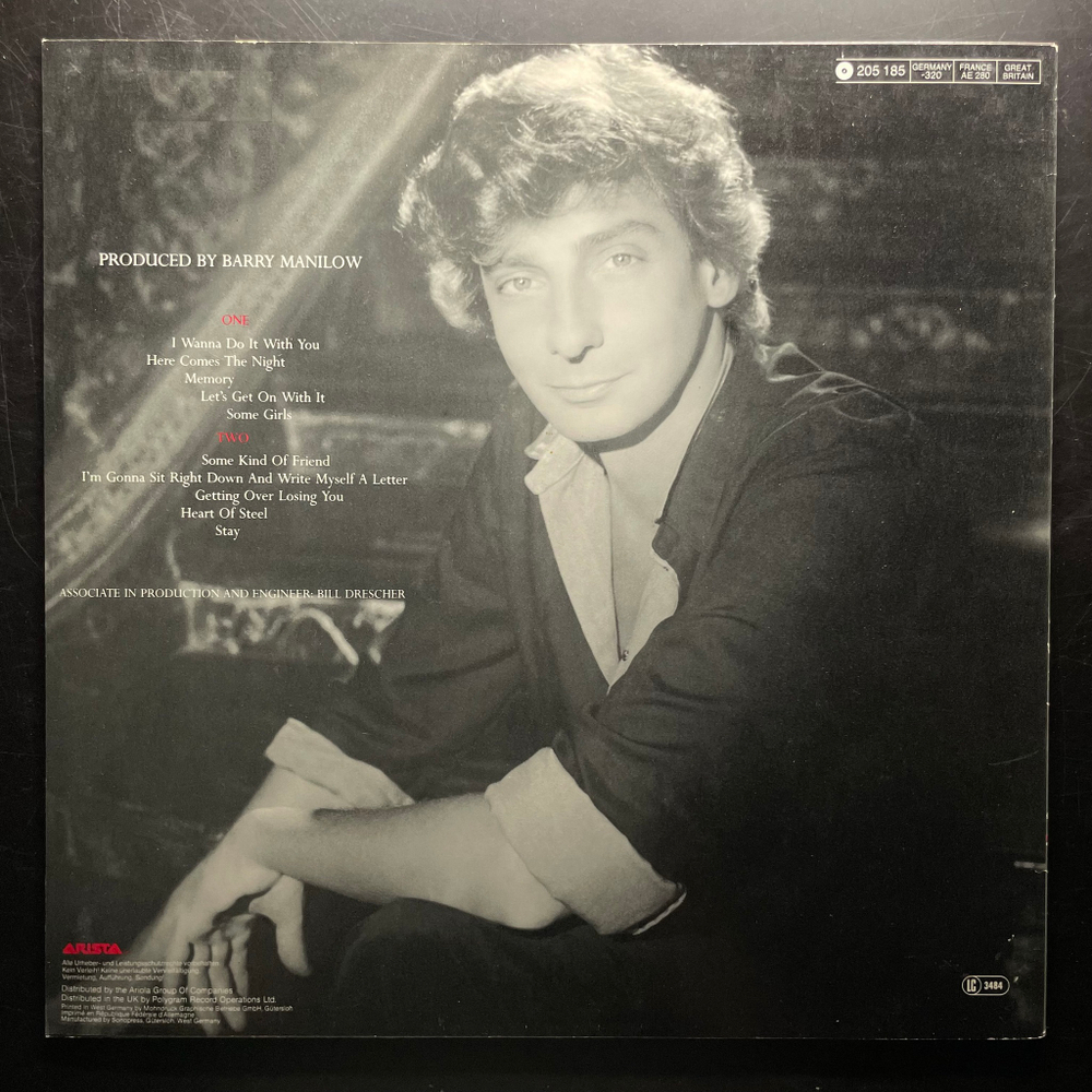 Barry Manilow ‎– I Wanna Do It With You (Германия 1982г.)