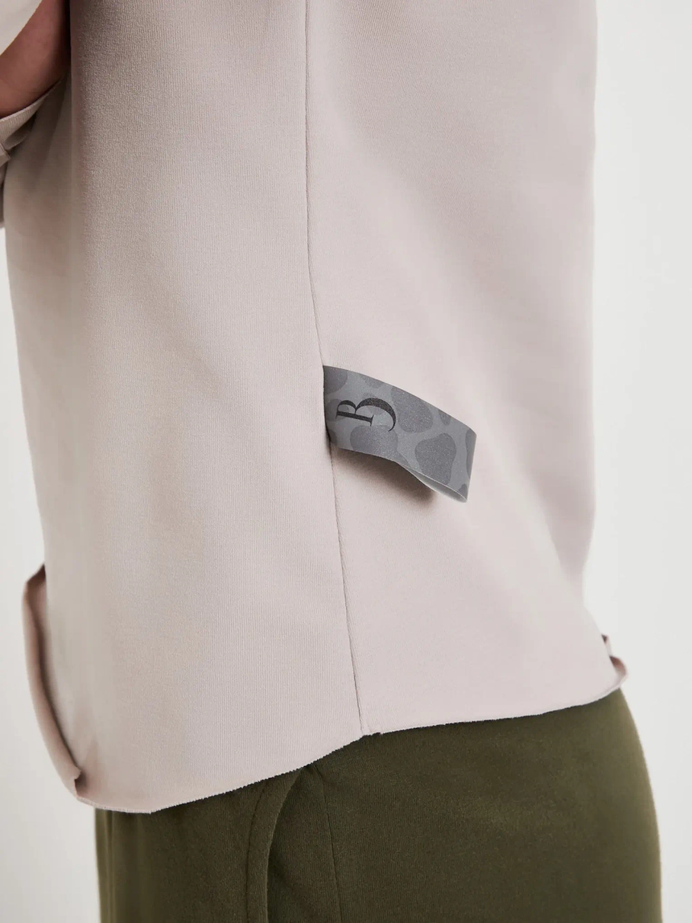 Лонгслив Базовый Песочный