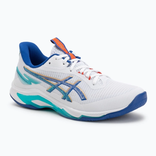 Кроссовки волейбольные ASICS Netburner Ballistic FF 4 white/asics blue