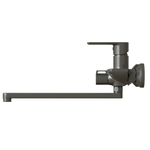 Смеситель для ванны и раковины 35k MIXLINE ML33-02GR "City Graphite" ГРАФИТ