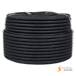 Труба гофр, ПНД с протяжкой d16 мм (100 м) черная EKF-Plast