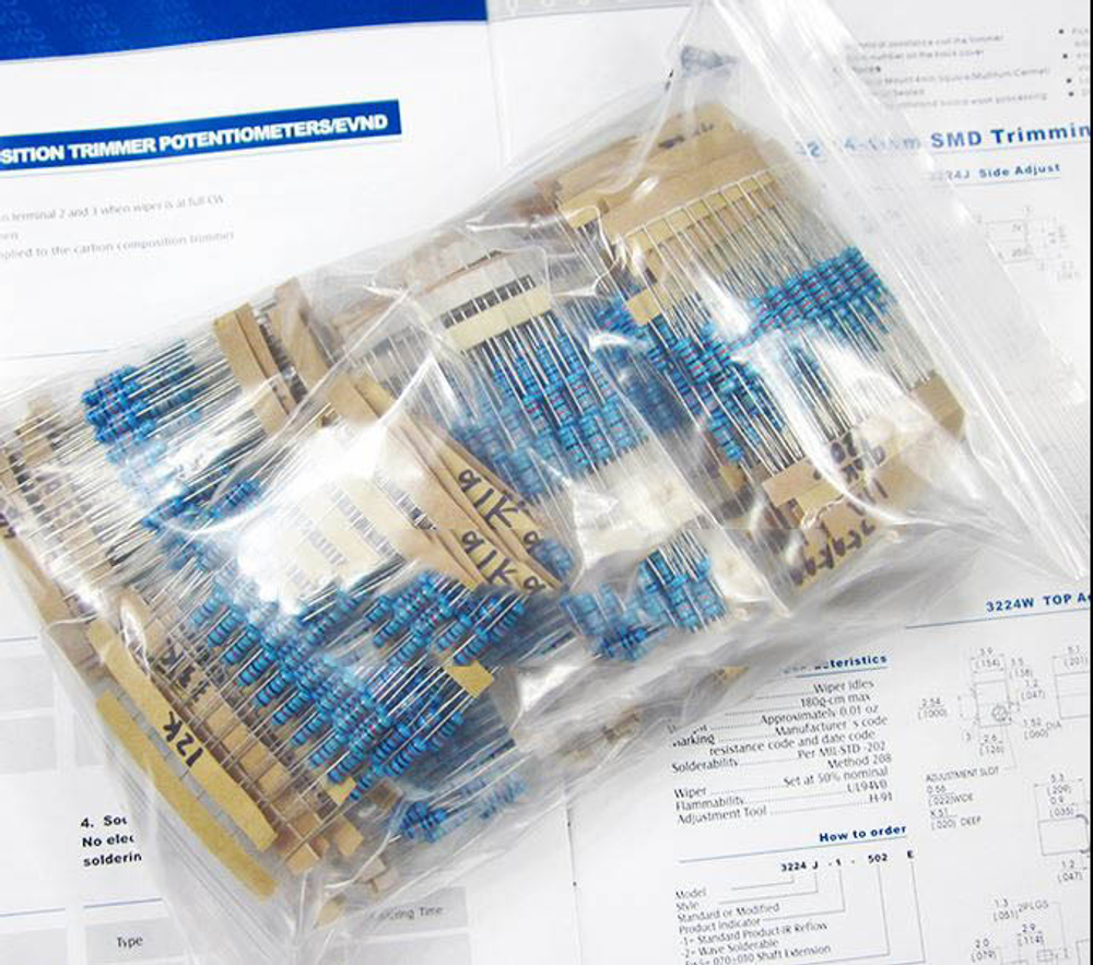 Комплект резисторов 0.5W-1%-1270шт