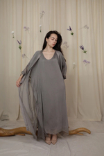 платье в пол, без рукавов