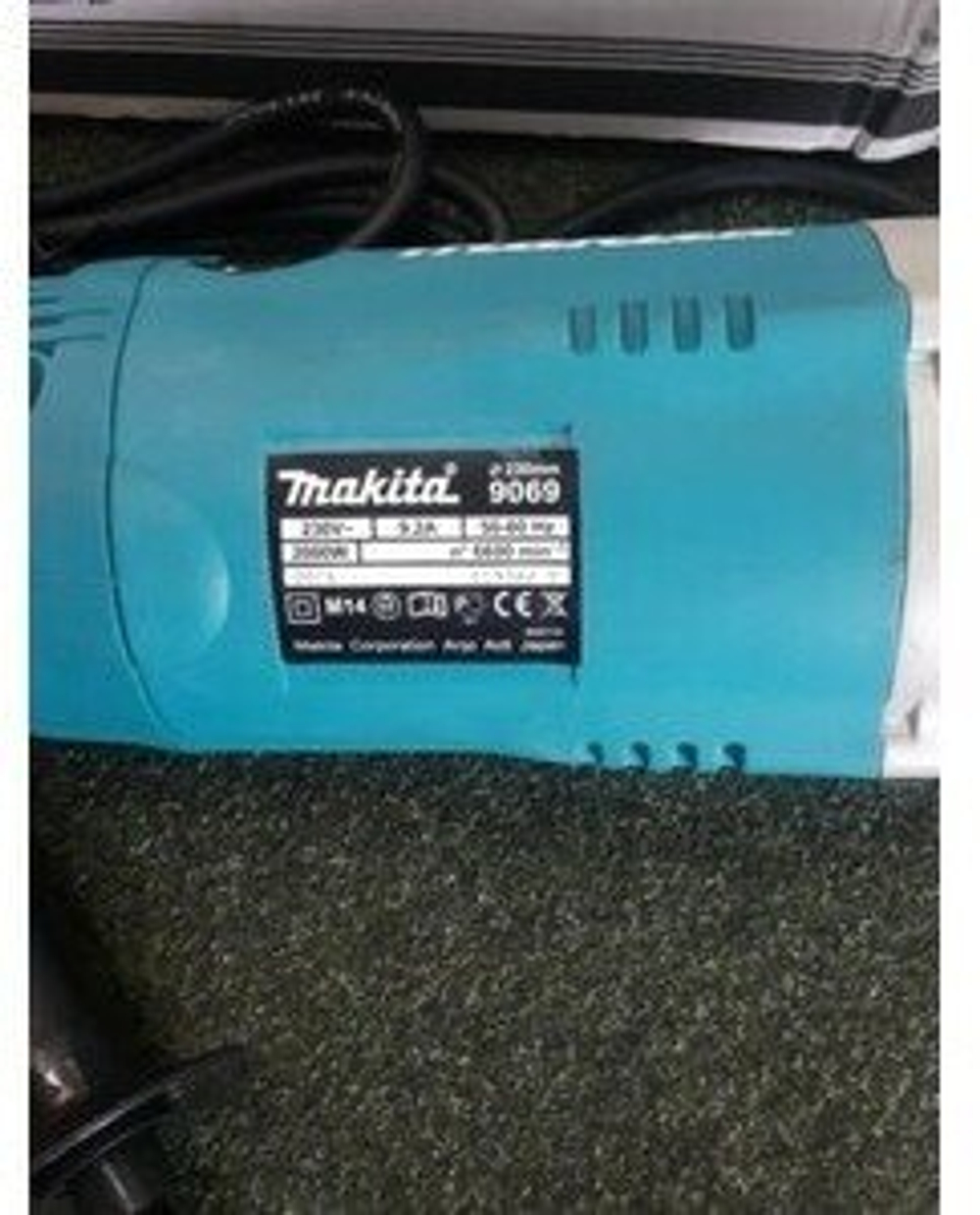 УШМ MAKITA 9069 2000Вт 6600об/мин 230мм в коробке(9069)
