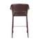 Полубарный стул Gio, коричневая кожа