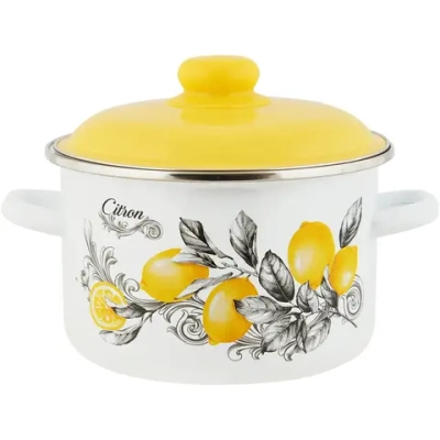 Кастрюля эмалированная 5,5л «CITRON» Appetite 6RD221M