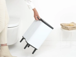 Brabantia Контейнер для мусора Bo Touch Hi 12л белый 227240