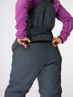 Костюм зимний женский Alaskan Vanda M белый/голубой/серый (куртка+полукомбинезон)