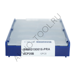 Пластина твердосплавная ISO SNMG190616-PRA ACP20B AHNO по стали, получистовая