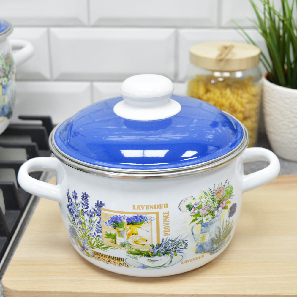Набор кастрюль "Горная лаванда" №02
