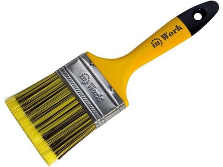 01179-8 Кисть флейцевая 4"/100мм иск.щетина пласт.ручка