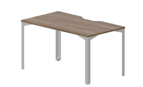 Стол 138х78х75см (эргономичный вырез)