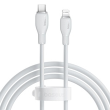 USB-C - Lightning Кабель Baseus Pudding Charging+Data 20W 1.2-2m - White