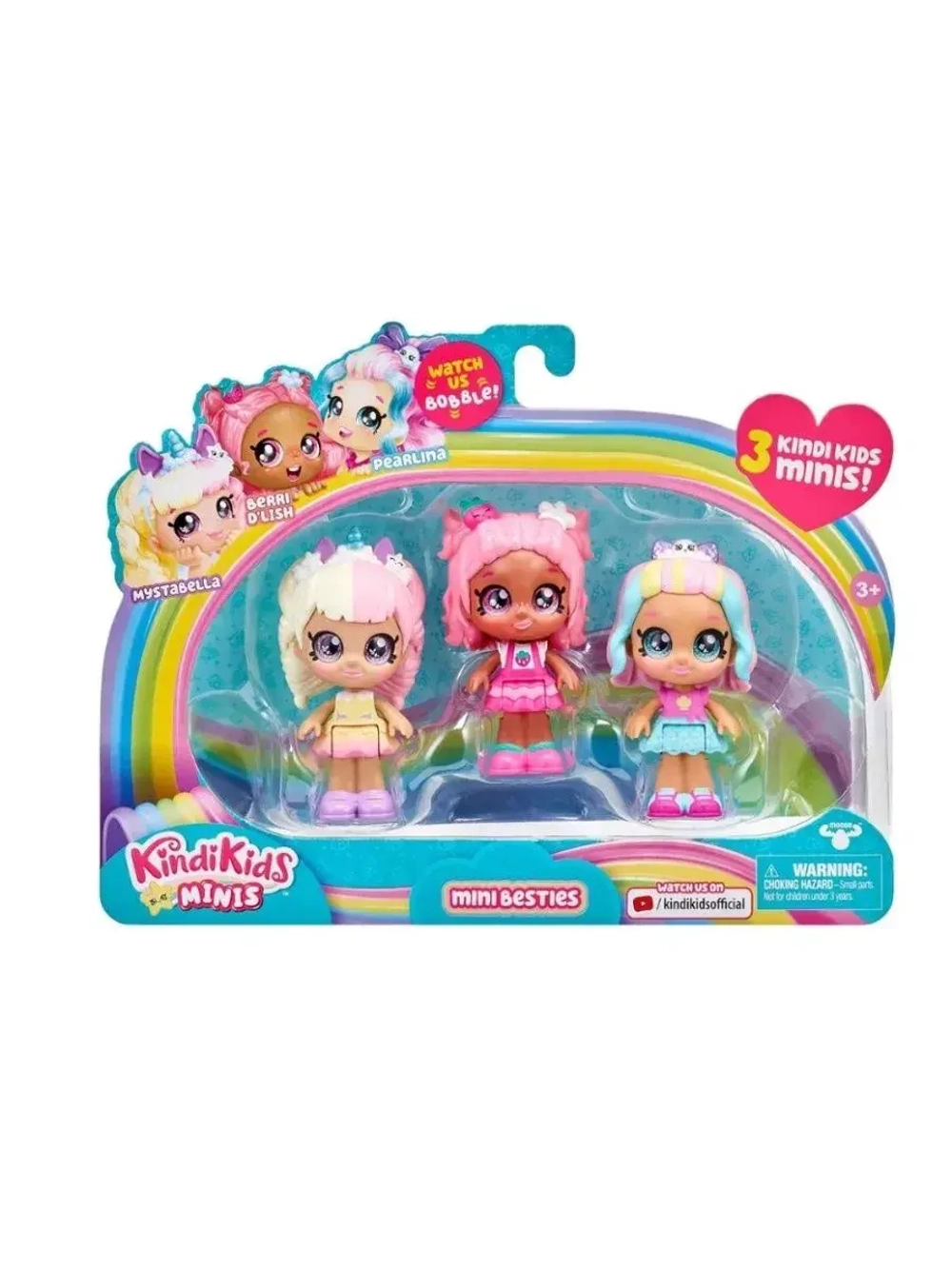 Набор из 3 мини-кукол Kindi Kids 39763