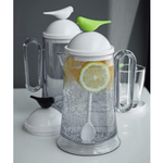 Кувшин sparrow с ложкой, белый с черным