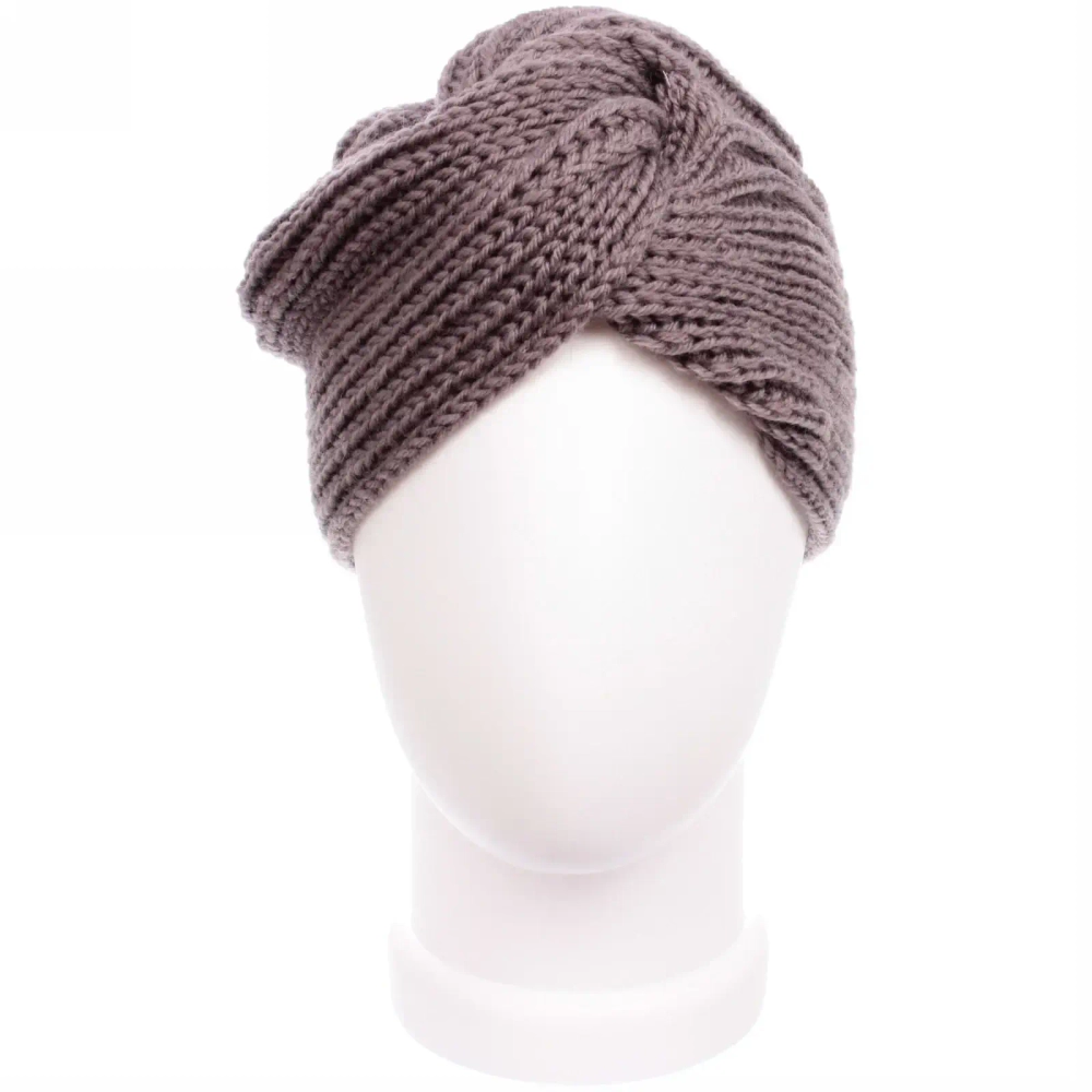 Повязка на голову теплая «Winter Turban», микс 6 цветов, 22*19см (Подвес Кокетка - Зима)