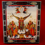 Икона Собор семи Архангелов на дереве на левкасе мастерская Иконный Дом