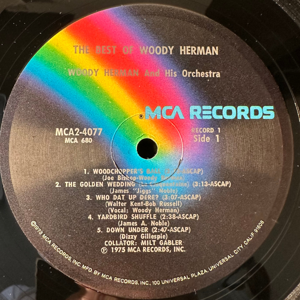 Woody Herman And His Orchestra ‎– The Best Of Woody Herman 2LP (США 1975г.)