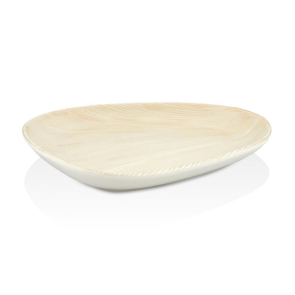 Тарелка 26*22,5*2,7 см овальная Velho Island Ivory By Bone Innovation [6]
