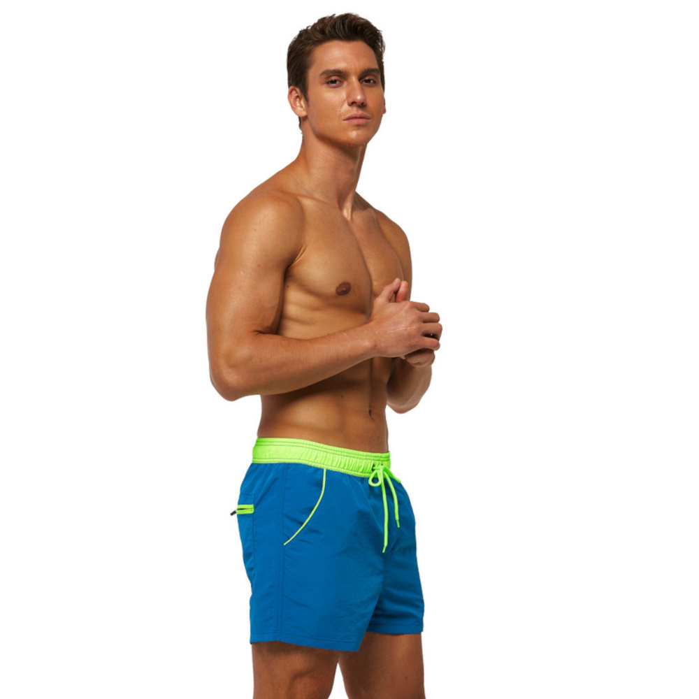 Бирюзовые пляжные мужские шорты (Размер: L) (Цвет: бирюзовый)