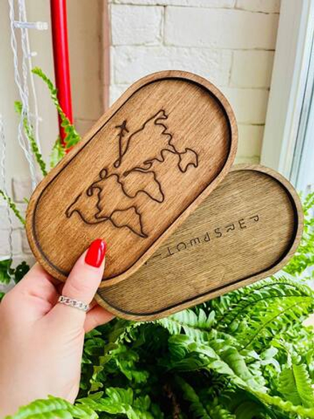 Поднос для украшений (дерево)