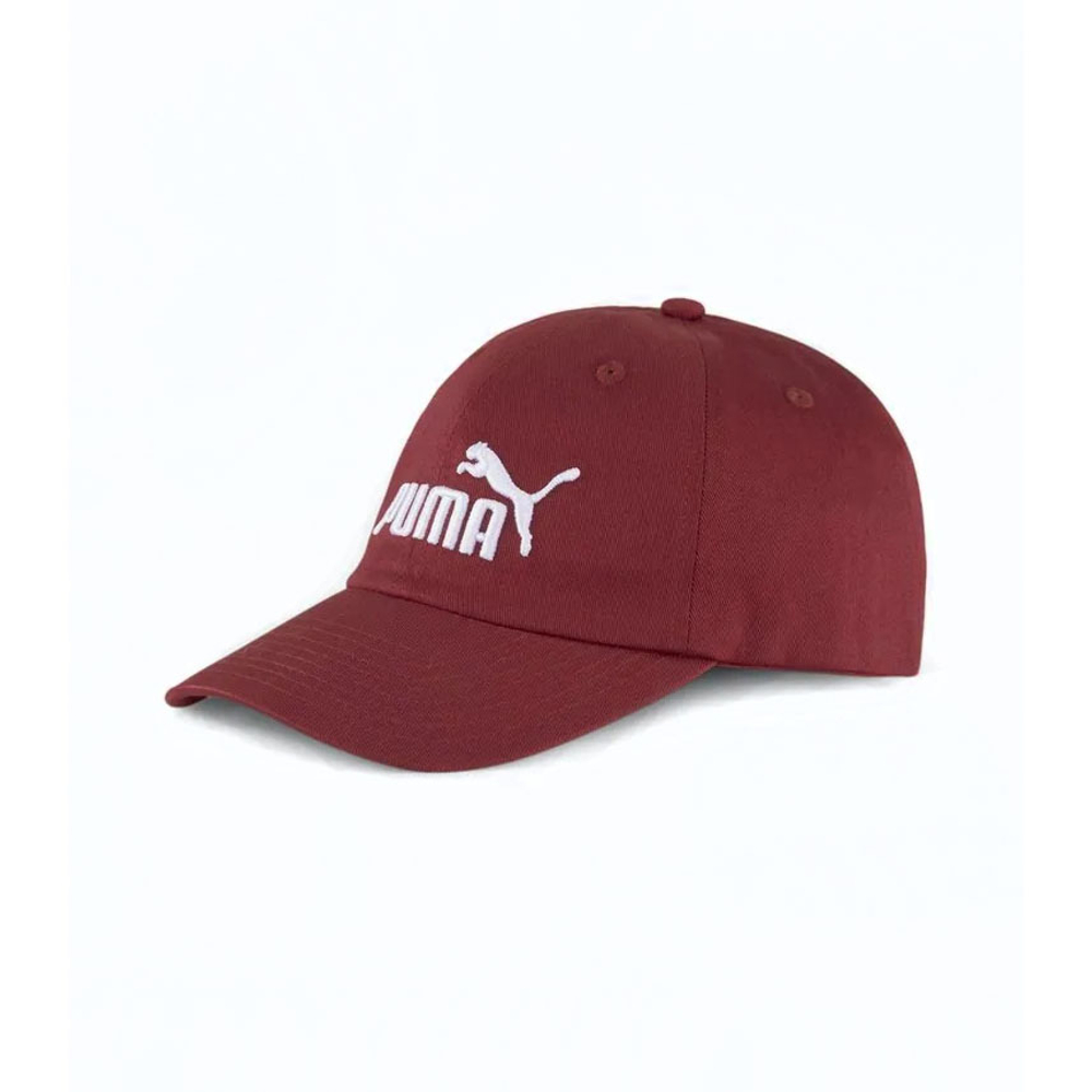 Бейсболка спорт. PUMA ESS Cap 02241668, 100% хлопок, бордовый