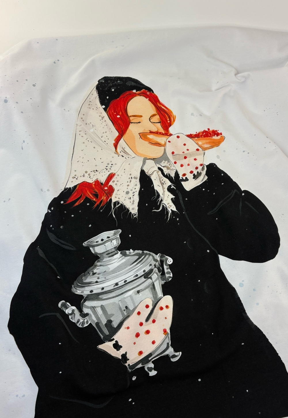 РУССКОЕ ЧАЕПИТИЕ - Кулирка с лайкрой, компакт пенье (ДЖ68 Маша)