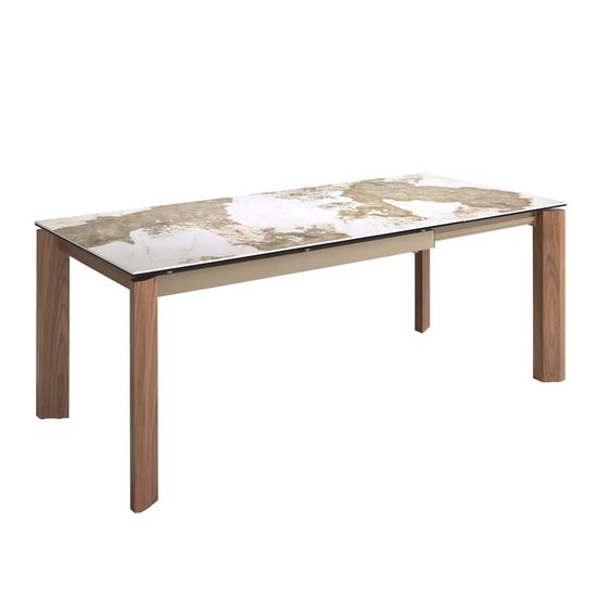 Раздвижной обеденный стол 1118/MC1863DT из мраморной керамики Испания 