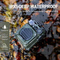 Беспроводная колонка Muzen Sticker красная