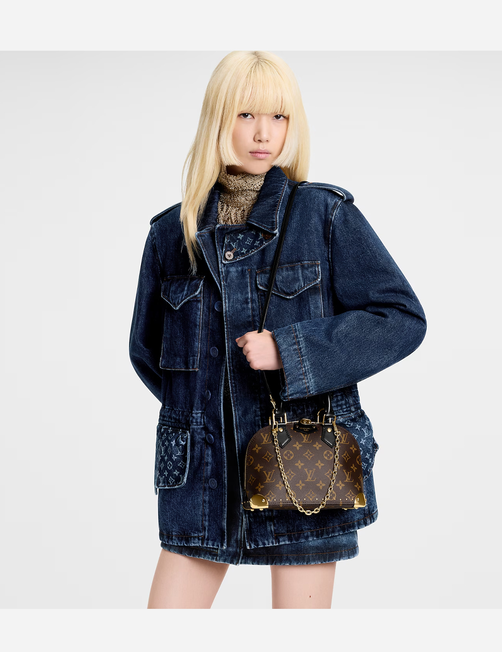 Сумка Louis Vuitton Alma Trunk BB "Monogram Canvas"