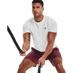 Мужское теннисное поло Under Armour Seamless T-Shirt Men - White, Black