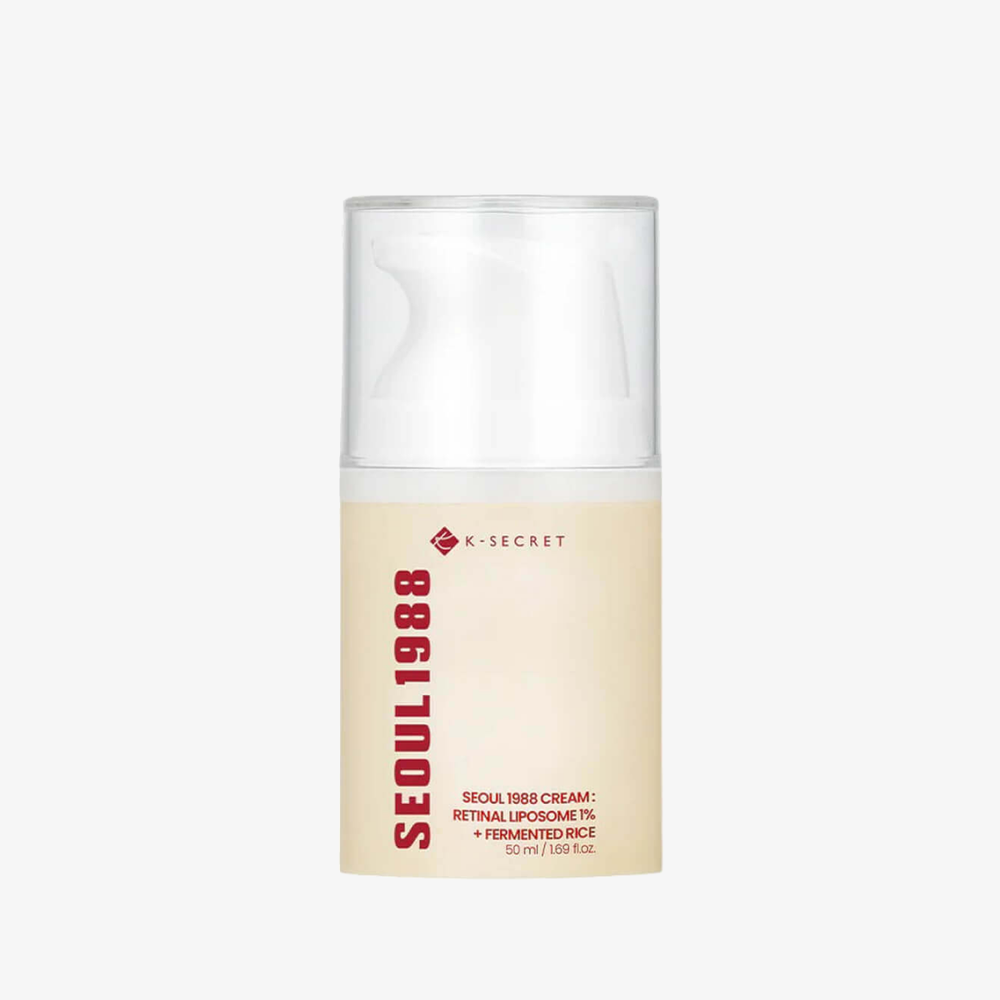K-SECRET Антивозрастной крем с ретиналем Seoul 1988 Cream: Retinal Liposome 1% + Fermented Rice (50 мл)
