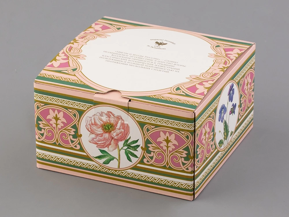 Чашка с блюдцем 250 мл в подарочной упаковке форма Соло, рисунок Дивный Пион, арт. 81.32658.00.1