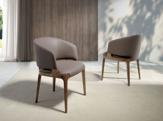 Стул 4108/ACH21093 из экокожи и основой из массива ясеня Испания 