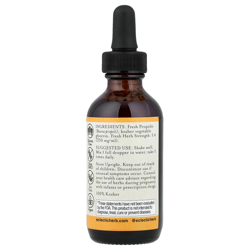 Eclectic Herb, прополис, 60 мл (2 жидк. унции)